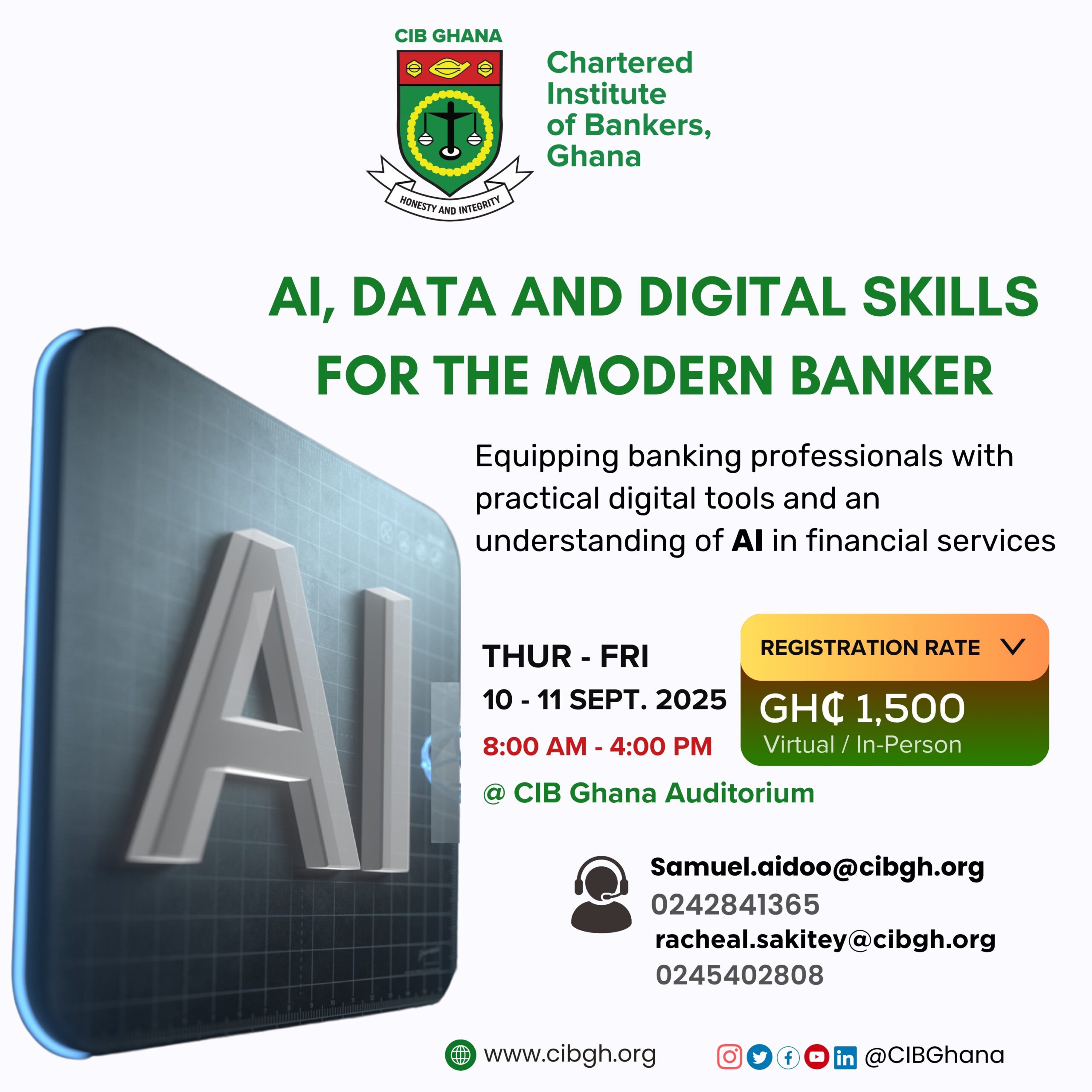 AI, Data and Digital Skills for the Modern Banker