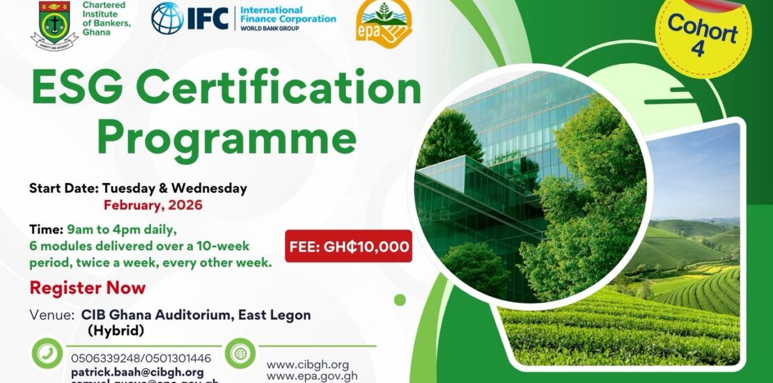 ESG CERTIFICATION PROGRAMME - COHORT 4