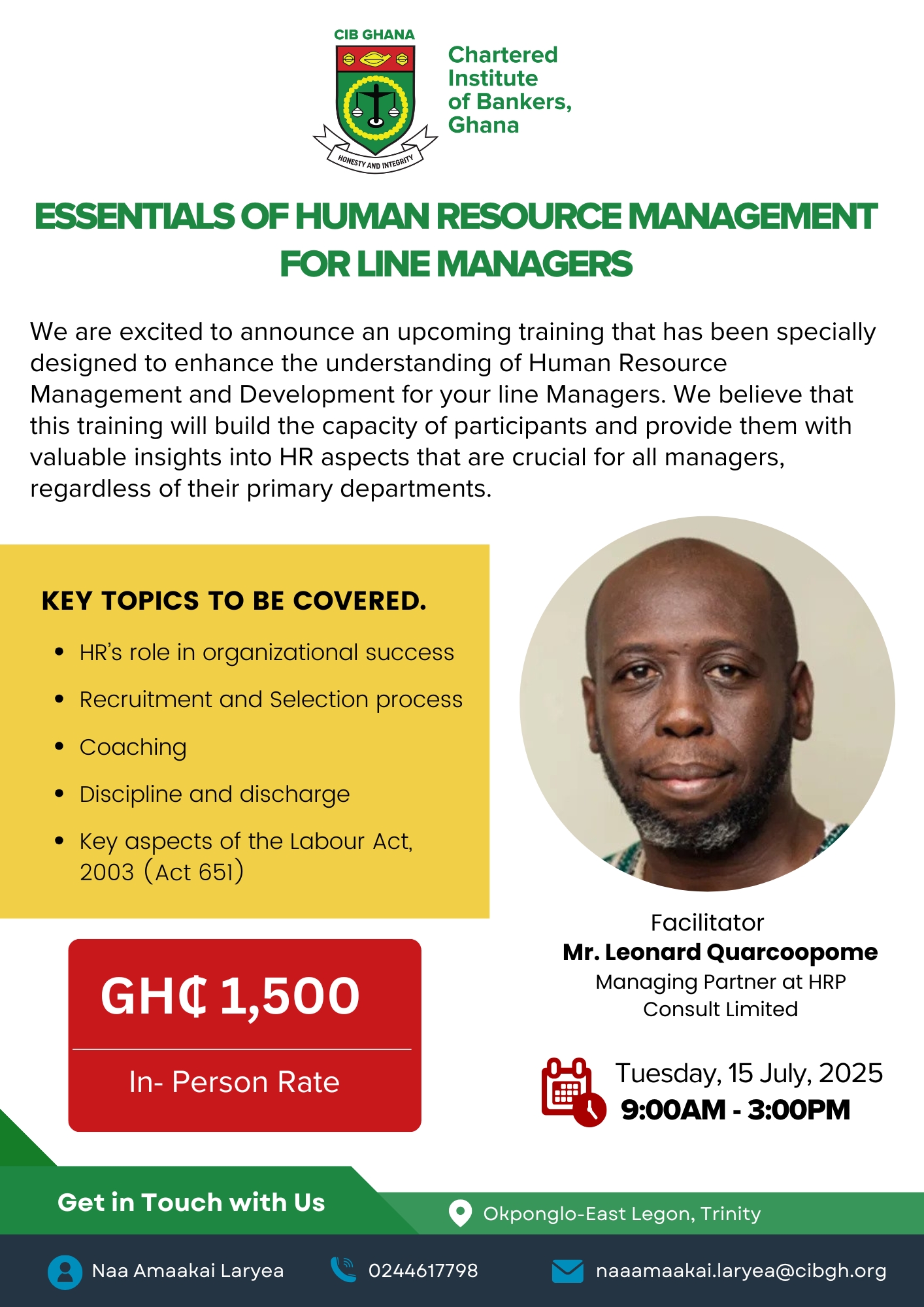 Essentials of Human Resource Management for Line Managers