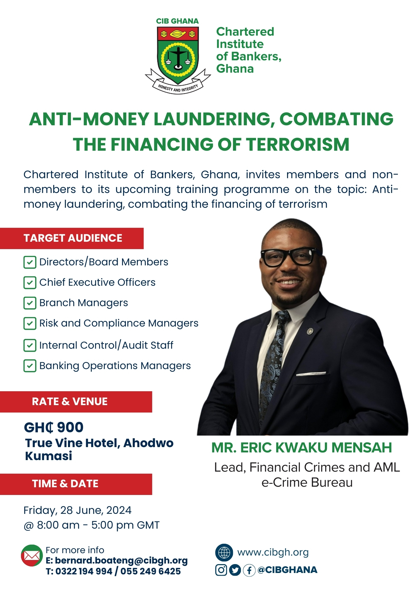 ANTI-MONEY LAUNDERING, COMBATING THE FINANCING OF TERRORISM