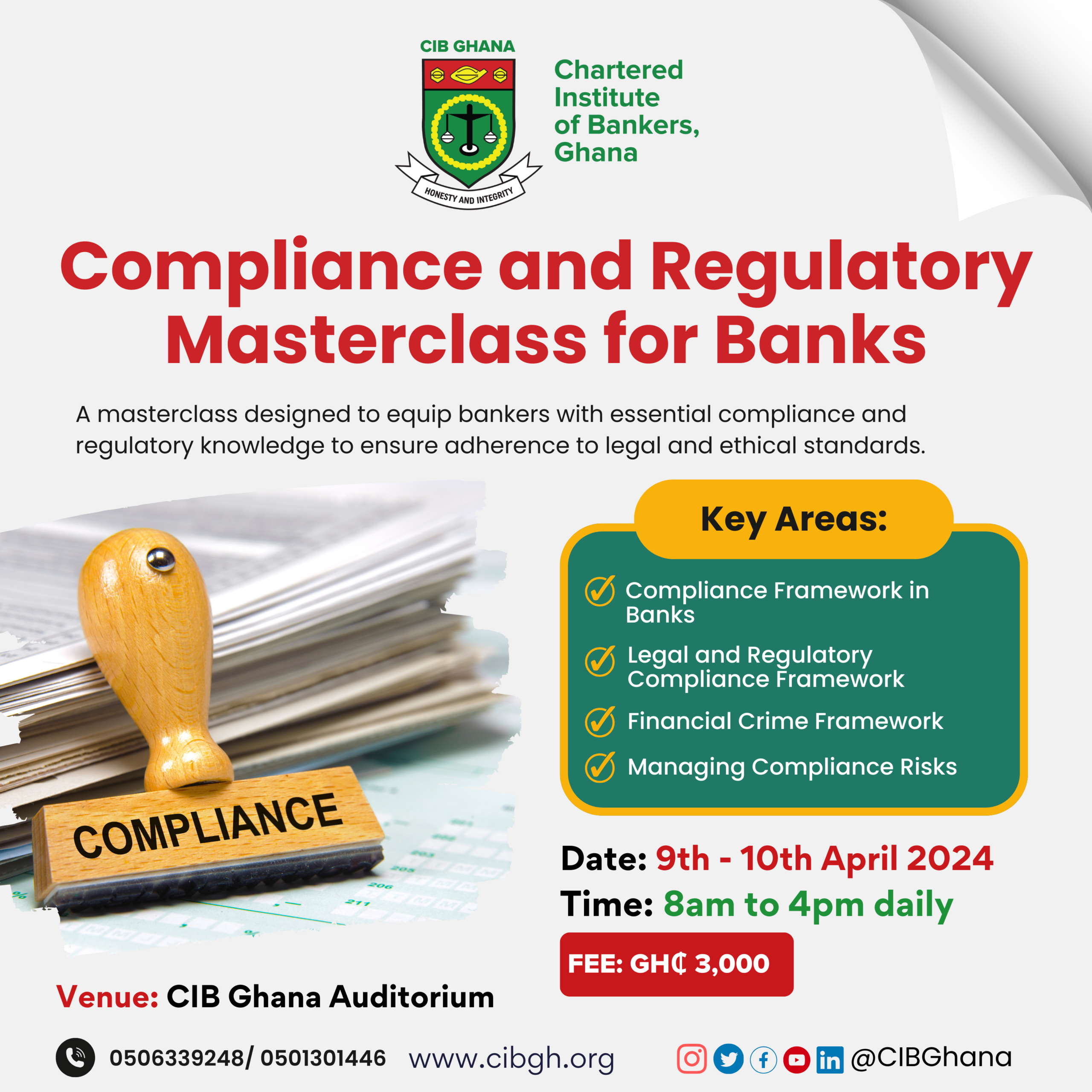 Compliance and Regulatory Masterclass for Banks