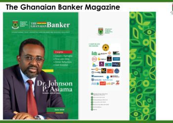 Front and Back Page of the Ghanaian Banker Magazine