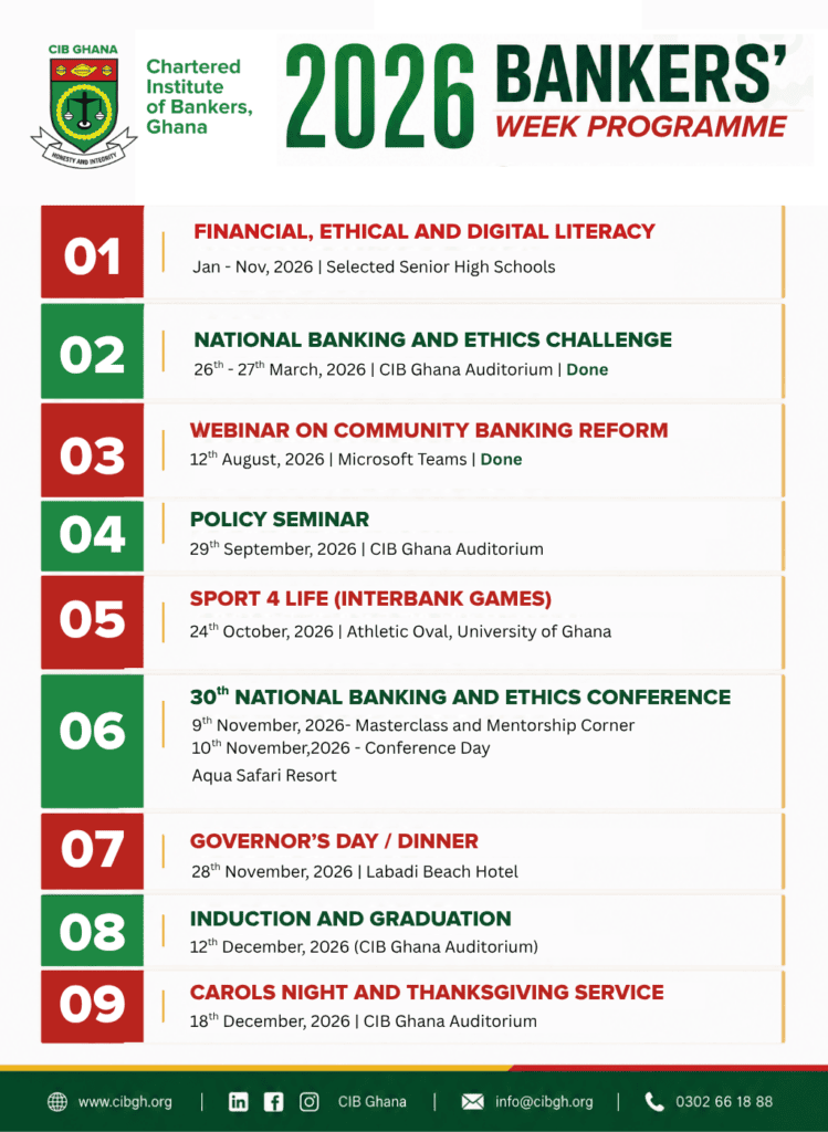2026 Bankers Week Programme